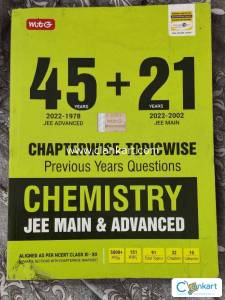 MTG JEE Mains+Advance chemistry previous year question