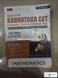 MTG KCET MATHS 2024 Edition