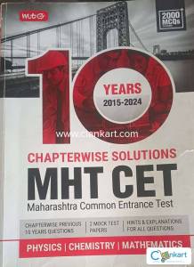 MTG MHT CET 2025 edition 10 year MCQ