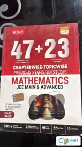 MTG Mathematics JEE Mains and Advanced  PYQ's (Brand New)