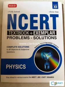 MTG NCERT Textbook + Exemplar Problem Solutions Class 12 Physics