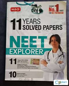 MTG NEET EXPLORER 11 YEARS SOLVED PAPERS