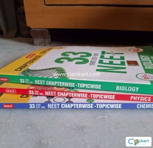 MTG Half Price NEET PCB 33 years PYQs chapterwise topicwise