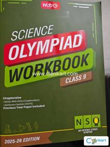 MTG National Science Olympiad (NSO) Workbook Class 9