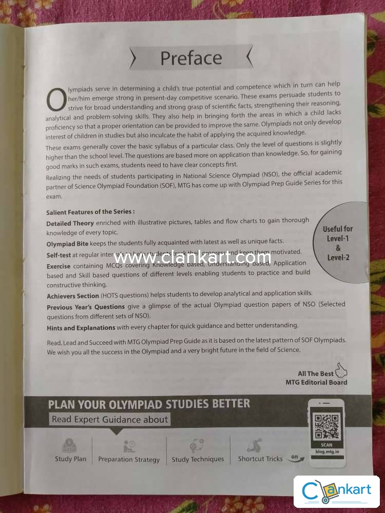 Buy 'Olympiad Prep-Guide Science For Class 9 (Useful For Level 1&2 ...