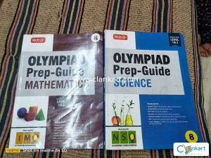 MTG Olympiad class 8 Science and Maths prep guide set
