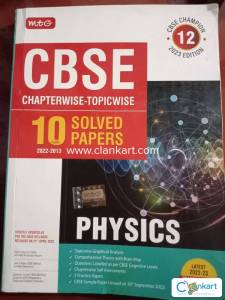 MTG Physics CBSE Chapter-wise 10 Solved Papers for Class 12