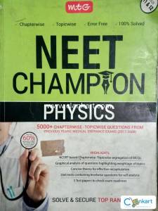 MTG Physics Champion for NEET Topicwise- Chapterwise PYQ of NEET