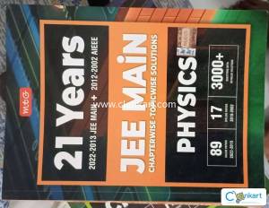 MTG Physics JEE Mains PYQ Book 2002-2022 Chapterwise-Topicwise