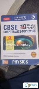 MTG , Cbse class 12th physics , 10 previous years solved exam papers