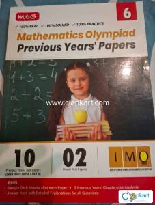 MTG mathematics olympiad 2019-2023 paper for class 6 set A & B