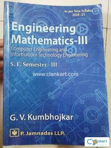 Engineering Maths 3 MUMBAI UNIVERSITY Computer Engineering textbooks