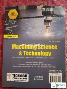 Machining Science and technology