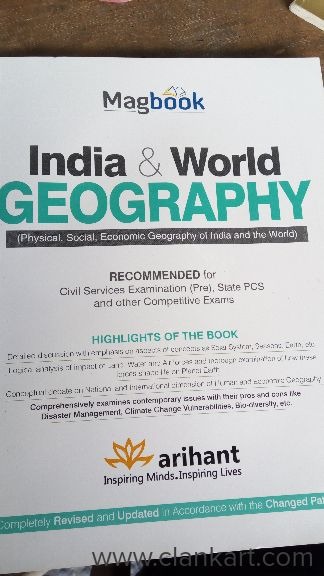 Magbook India and world geography Arihant UPSC