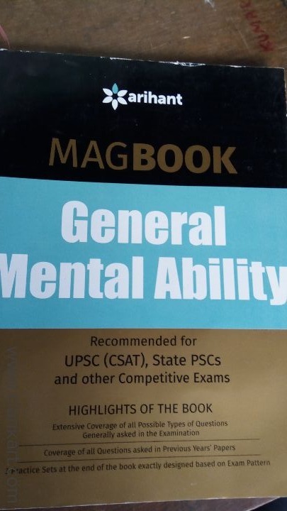 Magbook general mental ability upsc arihant