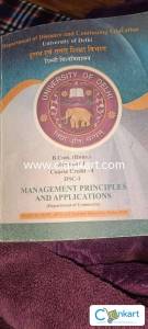 Management principles and applications