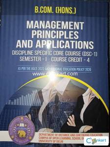 Management principles and applications