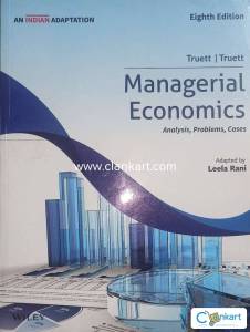 Managerial Economics, 8ed, (An Indian Adaptation): Paper back