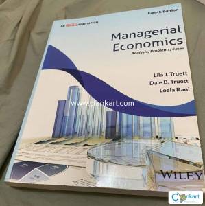 Managerial Economics By Truett, Leela Rani