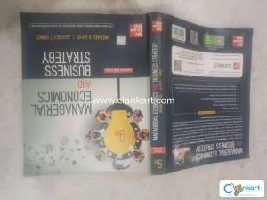 Managerial Economics and Business Strategy by Michael R Baye FOR MBA