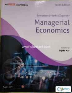 Managerial Economics textbook for sale