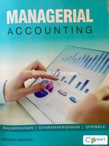 Managerial accounting by Balakrishnan
