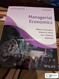 Managerial economics  for mba