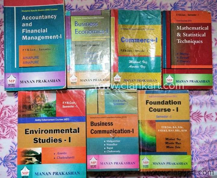 Mananprakashan First Year Bachelor of Commerce semester 1