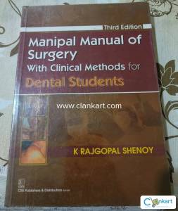 Manipal Manual of Surgery K Rajgopal Shenoy