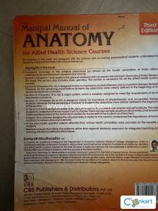 Manipal manual of anatomy for allied health science course