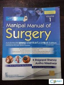 Manipal manual of surgery 2 volumes (6th Ed )