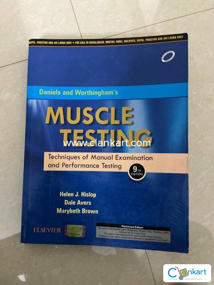 Buy 'Daniels And Worthingham's Muscle Testing: Techniques Of