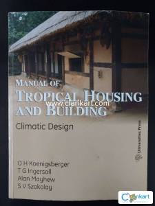 Manual of Tropical Housing and Building for Climatic Design