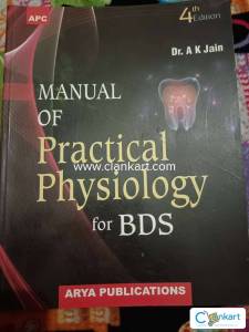 Manual of practical physiology for bds