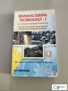 Manufacturing technology-1 for BE mechanical engineering