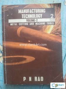 Manufacturing technology volume 2 metal cutting and machine tools