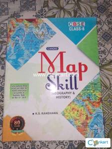 Map Skills Candid For Geography and History by KS randhawa