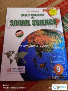 Map work in social science class 9
