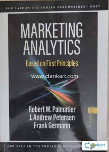 Marketing Analytics (Palmatier, Peterson, Germann)