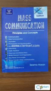 Mass Media Communication Book for Class 11,12 and College