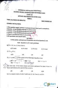 Master Applied Math: Our Question Paper and Bank Today Class 12
