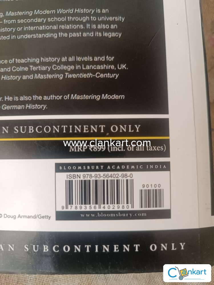 Mastering Mordern World History By Norman Lowe. 6th Edition