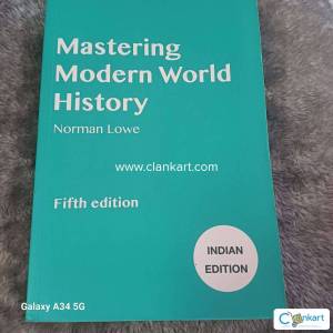 Mastering modern world history isc class 11