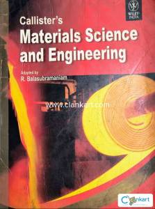 Materials Science and Engineering by R. Balasubramaniam