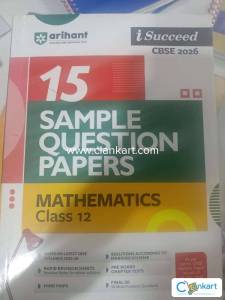 Mathematics 15 sample question paper for class 12