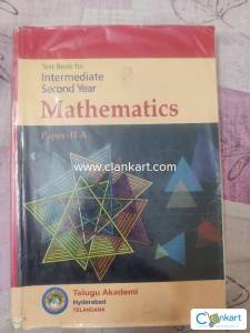 Mathematics 2A for intermediate 2nd year, Telugu Akademi