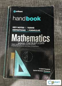 Mathematics Arihant Handbook for 11th & 12th in good condition
