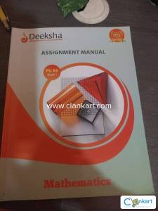 Mathematics Assignment Manual for PU XII - Book 1