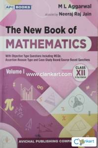 Mathematics, Class-12 (2 Volume Set) CBSE [M L Aggarwal] (Fresh piece)