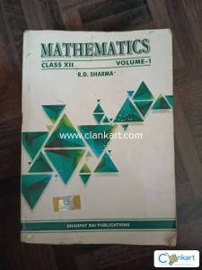 Mathematics Class XII Volume 1 by R.D. Sharma